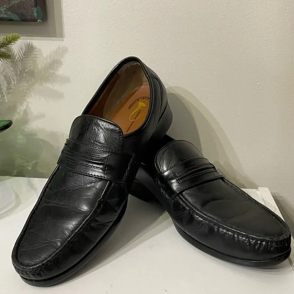 Men’s French Shriner Dayton Leather Slip-On Loafers - Picture 4 of 7
